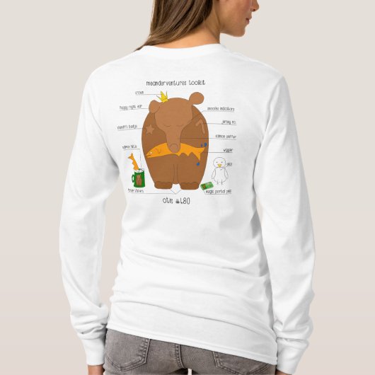 480 Otis Meanderventures Toolkit （背面） Tシャツ (裏面)