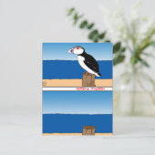 487パフィン漫画 ポストカード (スタンド正面)