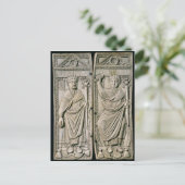 487年のボエティウス領事のディプチチ ポストカード (スタンド正面)