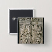 487広告のBoethiusの領事の二部作 缶バッジ (正面&裏面)