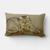 4872秋猫枕 ランバークッション (裏面)