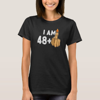 48+1中指49番誕生日挑発的 Tシャツ