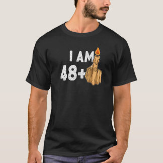 48+1中指49番誕生日挑発的 Tシャツ