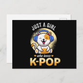 48.KPopが好きな女の子 インビテーションポストカード (正面/裏面)