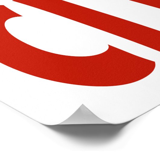 48"x18"地球温暖化の気候変動対策を今すぐ! ポスター (角)