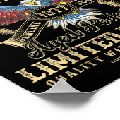 48th Birthday November 1977 Men Funny 48 Years Old ポスター (角)