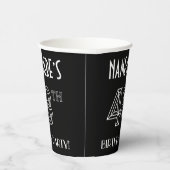 48th Birthday Party:アールデコスタイル+名前をカスタムする 紙コップ (右)