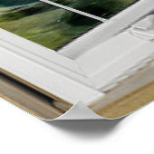 48x32ベイ窓イリュージョン落ち着く湖のポスター ポスター (角)