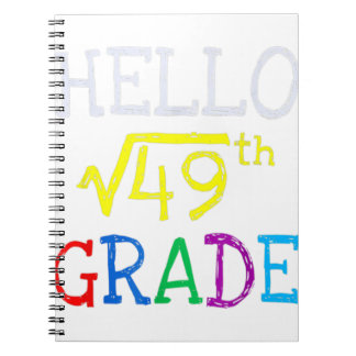 49の最初の日の7等平方根に戻るScho ノートブック