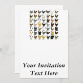 49ニワトリ 招待状 (正面/裏面)