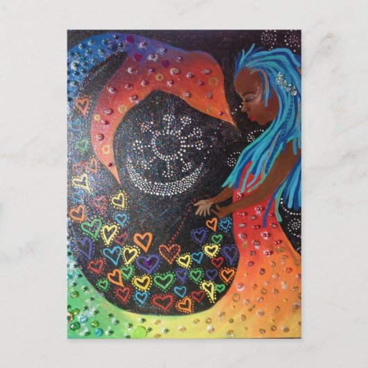 49ハート(Pulse Postcard用) ポストカード (正面)