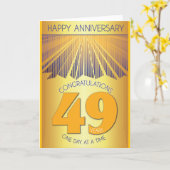 49年禁酒記念日 | ゴールデンレイ 12ステップ カード (黄色い花)
