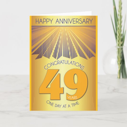 49年禁酒記念日 | ゴールデンレイ 12ステップ カード (正面)