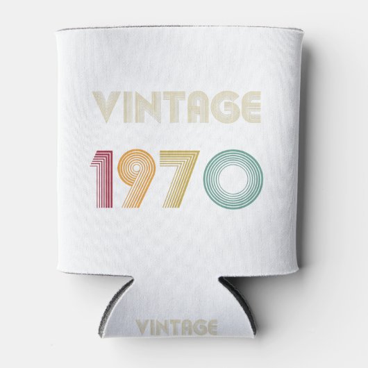 49年49th誕生日ギフトヴィンテージ1970 缶クーラー (正面)