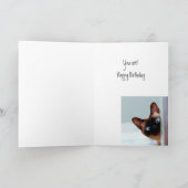 49歳で一番素敵なのは誰？ 猫 子猫 ユーモア カード (内部)