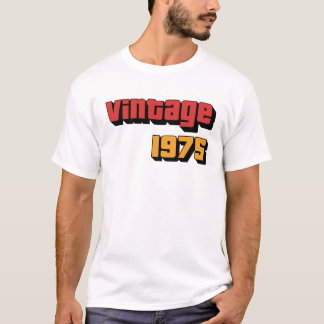 49歳のギフト男性女性ヴィンテージ1975 49誕生 Tシャツ