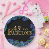 49歳の誕生日 ペーパープレート (パーティー)