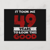 49歳の誕生日 私を美しく見せてくれた 49歳の誕生日 ポストカード (正面)