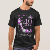 49歳&素晴らしい49誕生日ハイヒールブ Tシャツ (正面)
