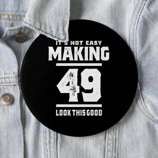 49歳 – 49誕生日ギフトおもしろい 缶バッジ (インサイチュ)