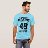 49歳 – 49誕生日ギフトおもしろい Tシャツ (正面フル)