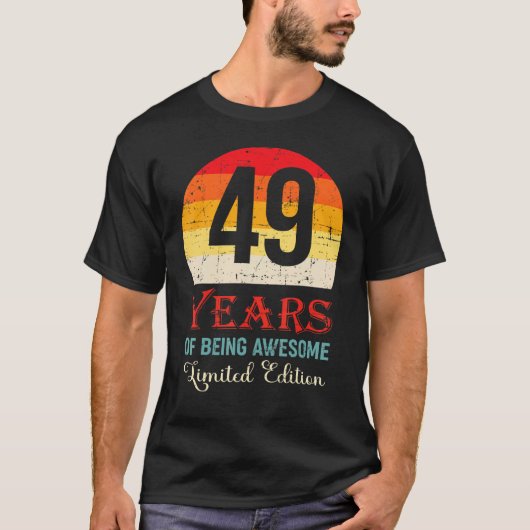 49素晴らし歳誕生日 Tシャツ (正面)