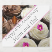 49結婚周年記念 スパークリングワインラベル (シングルラベル)