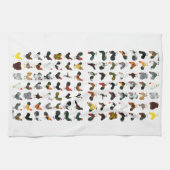 49羽のオンドリ キッチンタオル (横)