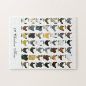 49羽の鶏の雌鶏 ジグソーパズル (横)