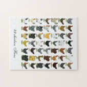 49羽の鶏の雌鶏 ジグソーパズル (横)