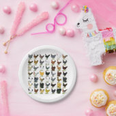 49羽の鶏の雌鶏 ペーパープレート (パーティー)