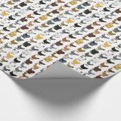 49羽の鶏の雌鶏 ラッピングペーパー (角)