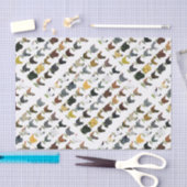 49羽の鶏の雌鶏 薄葉紙 (クラフト)