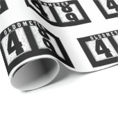 49誕生日走行距離 ラッピングペーパー (ロールコーナー)