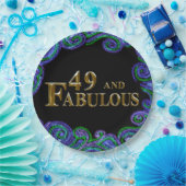 49誕生日 ペーパープレート (パーティー)