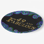 49誕生日 ペーパープレート (アングル)