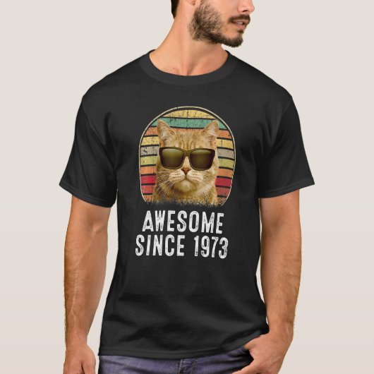 49誕生日、1973素晴らし年以来 Tシャツ (正面)