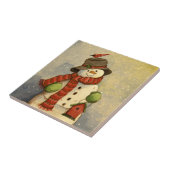 4905雪だるま&バードハウスクリスマス タイル (側面)