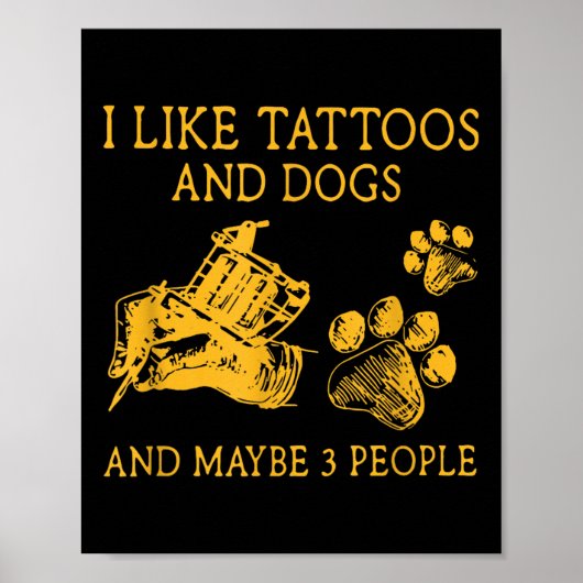 4905 108ike 116attoos 97nd 100ogs 97nd 109aybe 51 ポスター (正面)