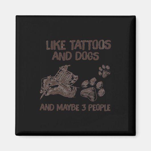4905 108ike 116attoos 97nd 100ogs 97nd 109aybe 51 マグネット (正面)