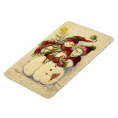 4924雪だるま マグネット (左側)