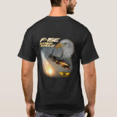 494th F-15EのFS - (暗い色) Tシャツ (裏面)