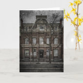 496 Queen St E 2 オールドフィルムバージョン カード (黄色い花)