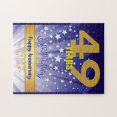 49 Year Recovery Anniversary Bold Numeral ジグソーパズル (横)