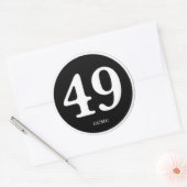 49CC MC "名誉のパッチ" ラウンドシール (封筒)