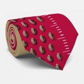 49ers (赤か金ゴールド)フットボールのファンのタイ ネクタイ (ロール)