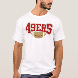 49ers San Francisco Red Gold Football Tシャツ