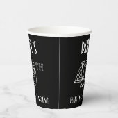 49th Birthday Party:アールデコスタイル+名前をカスタムする 紙コップ (右)