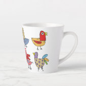 4 おもしろい Birds Thunder_Cove カフェラテマグ (右)