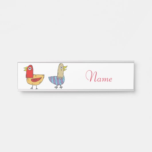 4 おもしろい Birds Thunder_Cove サインプレート (正面)